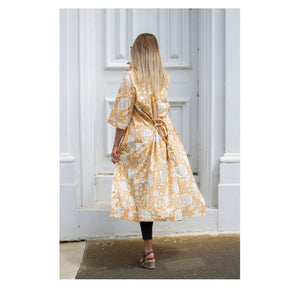 'Dreamy Delilalah' Kimono' 100% Cotton Bathrobe