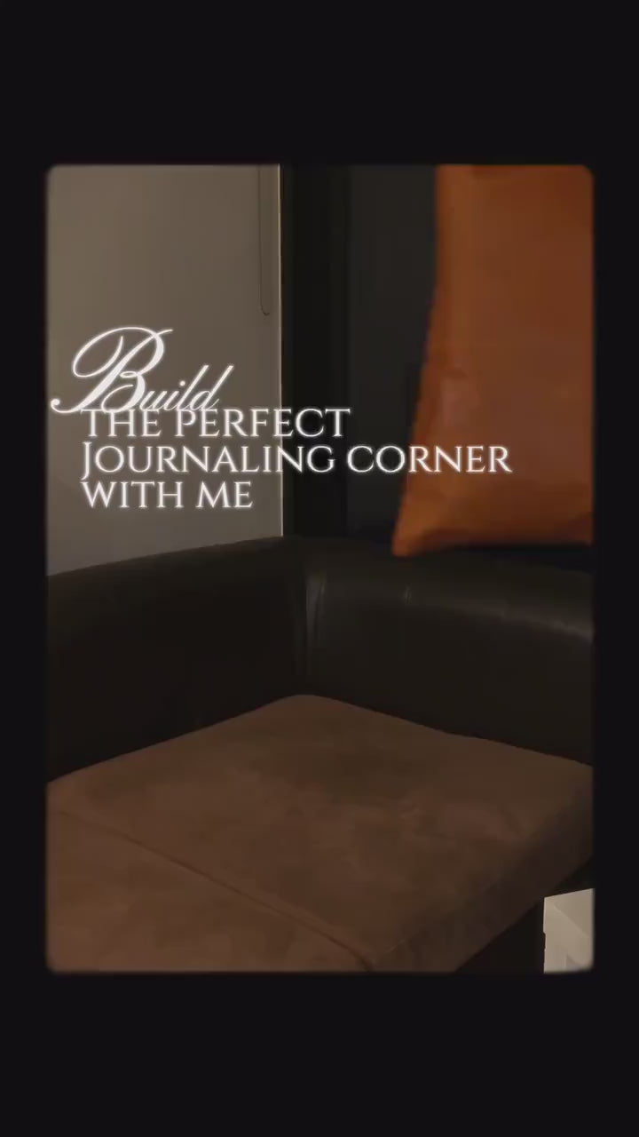 100% Tan Leather Cushion Cover - Brown